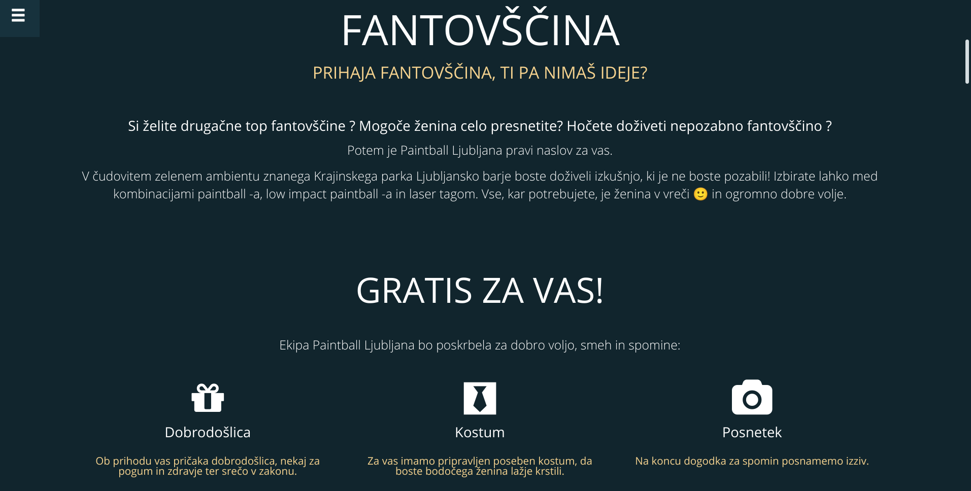 fantovščina - optimizacija